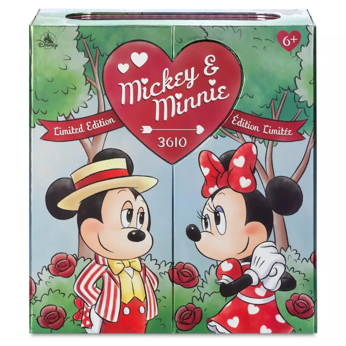 New Mickey Mouse and Minnie Mouse Valentine's Day Limited Edition